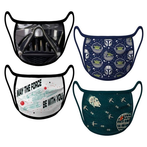 Disney Star Wars Cloth Mask Set Youth Small - Picture 1 of 6